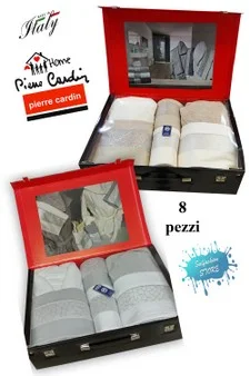 Completi accapatoi doppi 8 pezzi Pierre Cardin